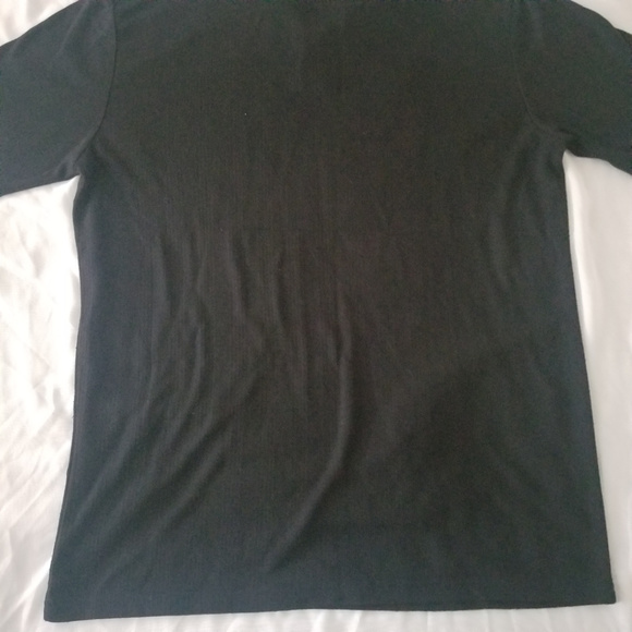 Men's Clairborne Black Polo Shirt Large - Picture 8 of 8